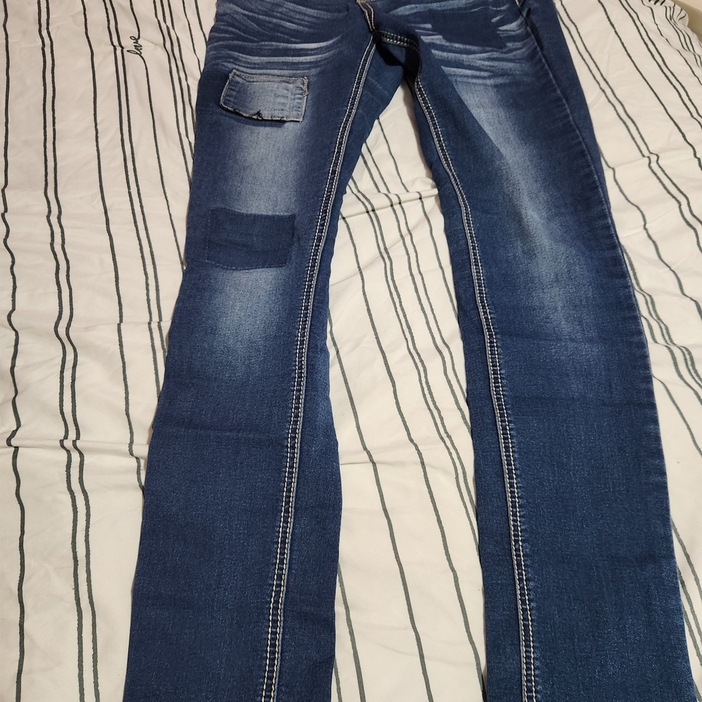 Almost Famous Navy Skinny Jeans